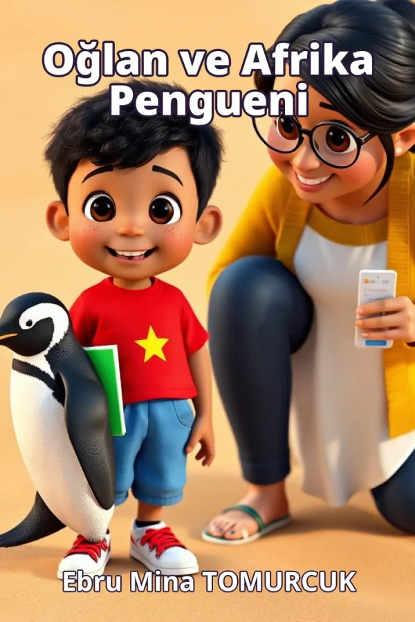 Oğlan ve Afrika Pengueni