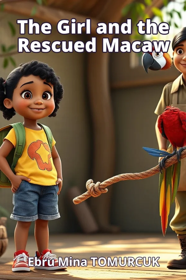 The Girl and the Rescued Macaw