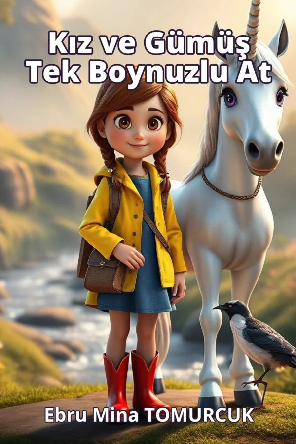 Kız ve Gümüş Tek Boynuzlu At