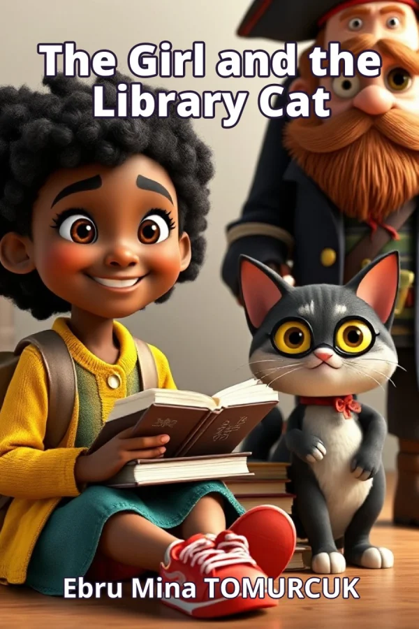 The Girl and the Library Cat